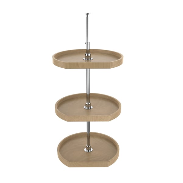 Rev-A-Shelf Maple Veneer, Light Brown, 20 in W, 38 in H, 20 in D, 20 in L, Light Brown 4WLS273-20-536 - main